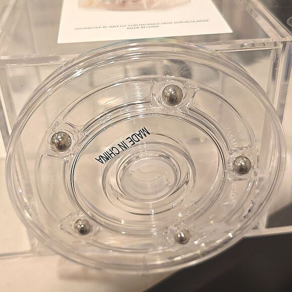 At Home 2-Drawer Acrylic Spinner Cosmetic Organizer - Picture 9 of 9